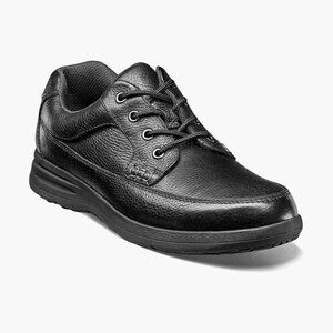 Nunn Bush Cam Moc Toe Lace-Up Oxford Shoe in Black Leather Size 12